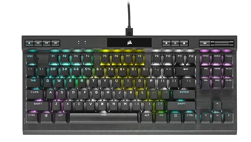 Meilleur-clavier-gaming-milieu-gamme-Corsair-K70-RGB-TKL
