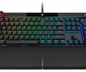 Clavier-gaming-optique-mecanique-filaire-Corsair-OPX-K100-RGB-Noir