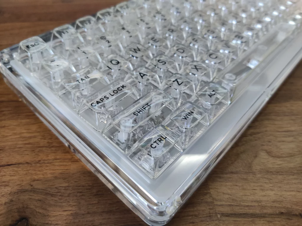 KIIBOOM Phantom 81 V3 - Clavier gaming transparent acrylique